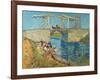 The Draw Bridge, Arles (Le Pont De Langlois), 1888-Vincent van Gogh-Framed Giclee Print