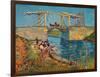 The Drawbridge at Arles with a Group of Washerwomen, c.1888-Vincent van Gogh-Framed Giclee Print