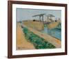 The Drawbridge at Arles-Vincent van Gogh-Framed Collectable Print