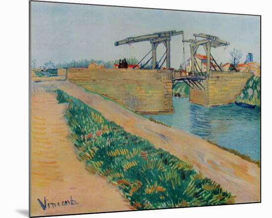 The Drawbridge at Arles-Vincent van Gogh-Mounted Collectable Print