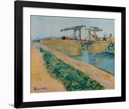 The Drawbridge at Arles-Vincent van Gogh-Framed Collectable Print