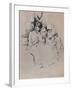 'The Drawing Lesson', c.1888-1890, (1946)-Berthe Morisot-Framed Giclee Print