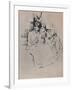 'The Drawing Lesson', c.1888-1890, (1946)-Berthe Morisot-Framed Giclee Print