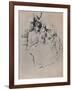 'The Drawing Lesson', c.1888-1890, (1946)-Berthe Morisot-Framed Giclee Print