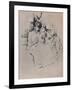 'The Drawing Lesson', c.1888-1890, (1946)-Berthe Morisot-Framed Giclee Print