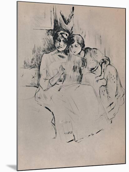 'The Drawing Lesson', c.1888-1890, (1946)-Berthe Morisot-Mounted Giclee Print