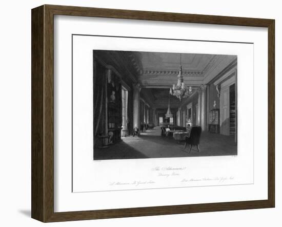 The Drawing Room, Athenæum, 19th Century-W Taylor-Framed Giclee Print