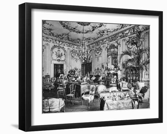 The Drawing Room, Chesterfield House, 1908-null-Framed Giclee Print