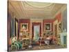 The Drawing Room, Leigh Court, Bristol, C.1840-Thomas Leeson the Elder Rowbotham-Stretched Canvas