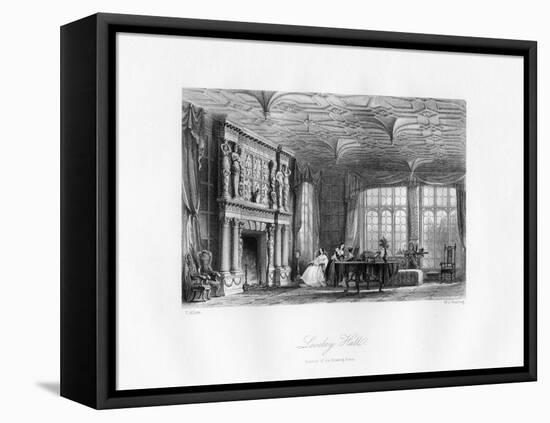 The Drawing-Room, Loseley Hall, Guildford, 19th Century-MJ Starling-Framed Stretched Canvas