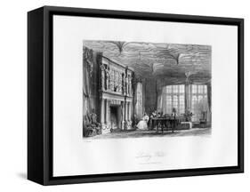 The Drawing-Room, Loseley Hall, Guildford, 19th Century-MJ Starling-Framed Stretched Canvas