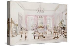 The Drawing Room of Queen's House, Barbados, circa 1880-Col. Lionel Grimston Fawkes-Stretched Canvas