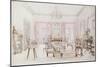 The Drawing Room of Queen's House, Barbados, circa 1880-Col. Lionel Grimston Fawkes-Mounted Giclee Print