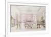 The Drawing Room of Queen's House, Barbados, circa 1880-Col. Lionel Grimston Fawkes-Framed Giclee Print