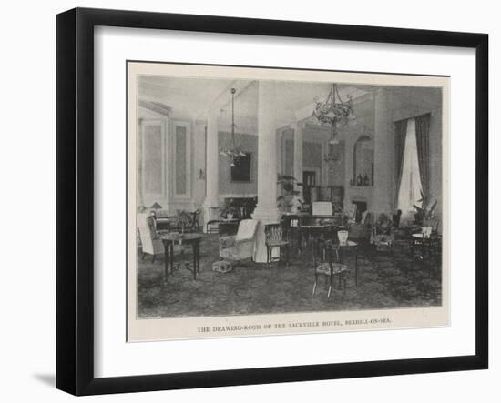 The Drawing-Room of the Sackville Hotel, Bexhill-On-Sea-null-Framed Giclee Print