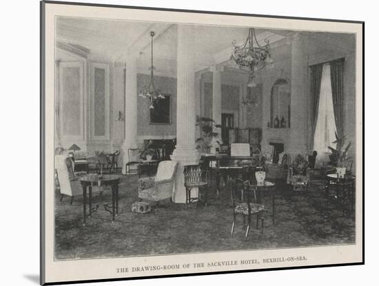 The Drawing-Room of the Sackville Hotel, Bexhill-On-Sea-null-Mounted Giclee Print