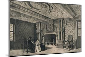 The Drawing-Room, Park Hall, Shropshire, 1915-CJ Richardson-Mounted Giclee Print