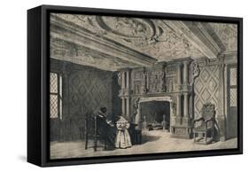 The Drawing-Room, Park Hall, Shropshire, 1915-CJ Richardson-Framed Stretched Canvas