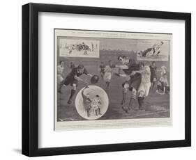 The Drawn Inter-University Rugby Football Match at Queen's Club, 13 December-Ralph Cleaver-Framed Premium Giclee Print