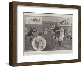 The Drawn Inter-University Rugby Football Match at Queen's Club, 13 December-Ralph Cleaver-Framed Giclee Print