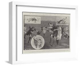 The Drawn Inter-University Rugby Football Match at Queen's Club, 13 December-Ralph Cleaver-Framed Giclee Print