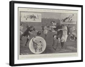 The Drawn Inter-University Rugby Football Match at Queen's Club, 13 December-Ralph Cleaver-Framed Giclee Print