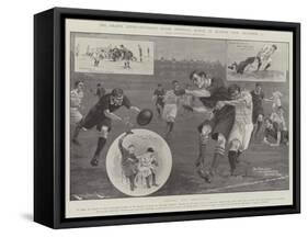 The Drawn Inter-University Rugby Football Match at Queen's Club, 13 December-Ralph Cleaver-Framed Stretched Canvas
