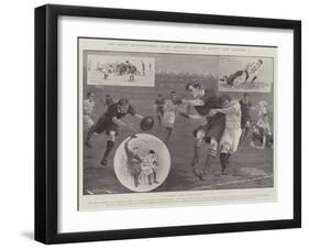 The Drawn Inter-University Rugby Football Match at Queen's Club, 13 December-Ralph Cleaver-Framed Giclee Print