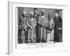 The Dreadnought Hoax the Emperor of Abyssinia and His Suite Prepare to Inspect the Royal Navy-null-Framed Photographic Print
