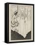 The Dream from a book of fifty drawings, 1899 drawing-Aubrey Beardsley-Framed Stretched Canvas