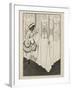 The Dream from a book of fifty drawings, 1899 drawing-Aubrey Beardsley-Framed Giclee Print