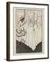 The Dream from a book of fifty drawings, 1899 drawing-Aubrey Beardsley-Framed Giclee Print