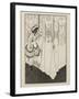 The Dream from a book of fifty drawings, 1899 drawing-Aubrey Beardsley-Framed Giclee Print