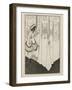 The Dream from a book of fifty drawings, 1899 drawing-Aubrey Beardsley-Framed Giclee Print
