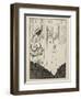 The Dream from a book of fifty drawings, 1899 drawing-Aubrey Beardsley-Framed Premium Giclee Print