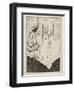 The Dream from a book of fifty drawings, 1899 drawing-Aubrey Beardsley-Framed Premium Giclee Print