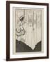 The Dream from a book of fifty drawings, 1899 drawing-Aubrey Beardsley-Framed Giclee Print