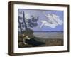 The Dream: "In His Sleep He Saw Love, Glory and Wealth Appear to Him," 1883-Pierre Puvis de Chavannes-Framed Giclee Print