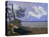 The Dream: "In His Sleep He Saw Love, Glory and Wealth Appear to Him," 1883-Pierre Puvis de Chavannes-Stretched Canvas