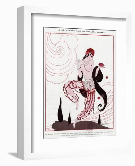 The Dream of a Night of Russian-Charles Martin-Framed Art Print