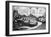 The Dream of a Prospecting Miner, 19th Century-Britton & Rey-Framed Giclee Print