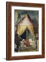 The Dream of Constantine, from the Legend of the True Cross Cycle, Completed 1464 (Fresco)-Francesca-Framed Giclee Print