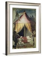 The Dream of Constantine, from the Legend of the True Cross Cycle, Completed 1464 (Fresco)-Francesca-Framed Giclee Print