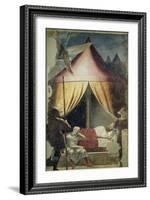 The Dream of Constantine, from the Legend of the True Cross Cycle, Completed 1464 (Fresco)-Francesca-Framed Giclee Print