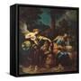 The Dream of Elijah-Pier Francesco Morazzone-Framed Stretched Canvas