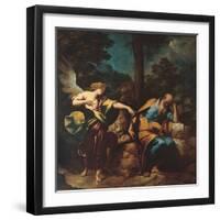 The Dream of Elijah-Pier Francesco Morazzone-Framed Giclee Print