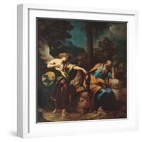 The Dream of Elijah-Pier Francesco Morazzone-Framed Giclee Print