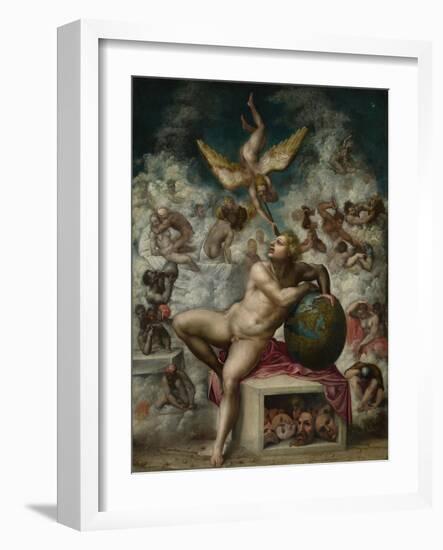 The Dream of Human Life, after 1533-Michelangelo Buonarroti-Framed Giclee Print