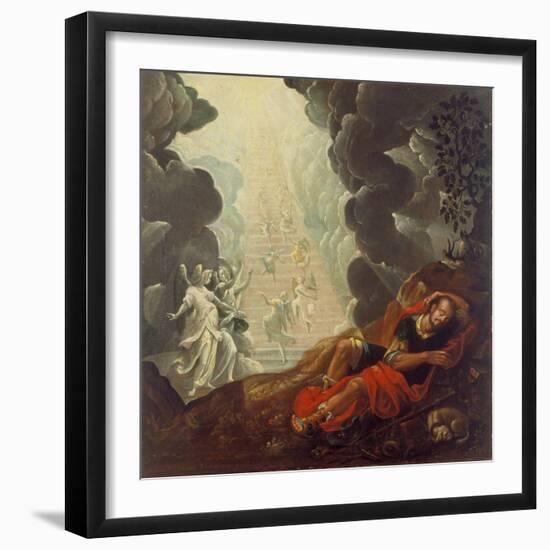 The Dream of Jacob's Ladder, 1596; Aus Der Dreifaltigkeitskirche Rotshueben-Johann Twenger-Framed Giclee Print