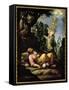 The Dream of Jacob-Alessandro Allori-Framed Stretched Canvas